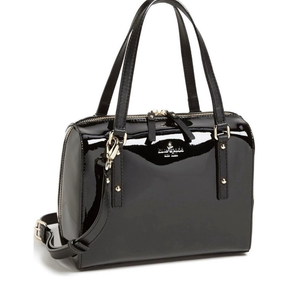 kate spade Handbags - Kate Spade black patent leather  Jackson square
Damien satchel